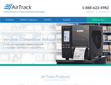 Tablet Screenshot of airtrack.com